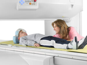 Child in Open MRI